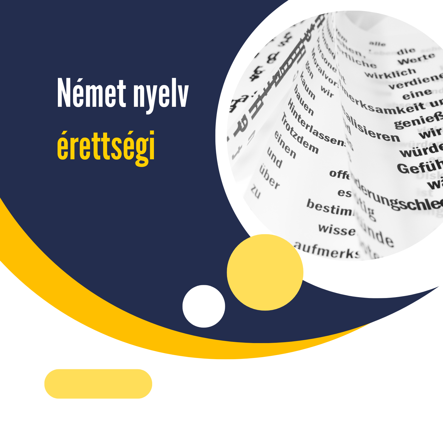 Írásbeli érettségi: német