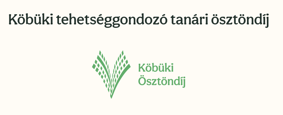 "Köbüki tehetséggondozó tanári ösztöndíj"