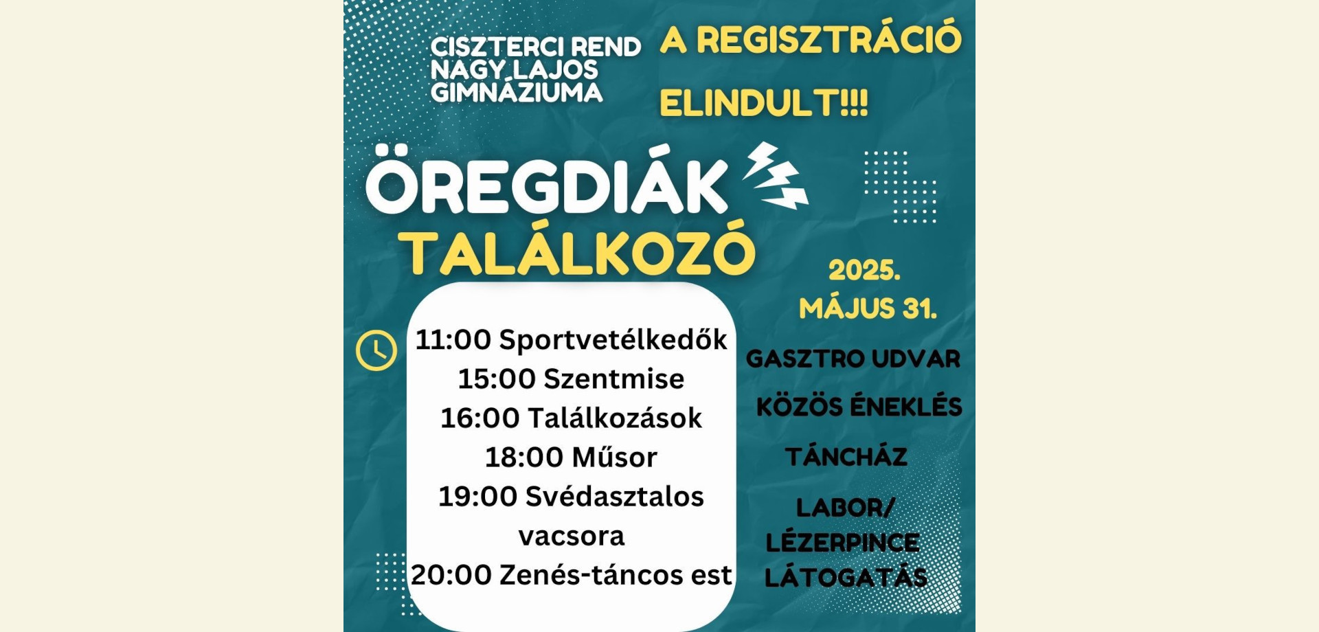Öregdiák találkozó