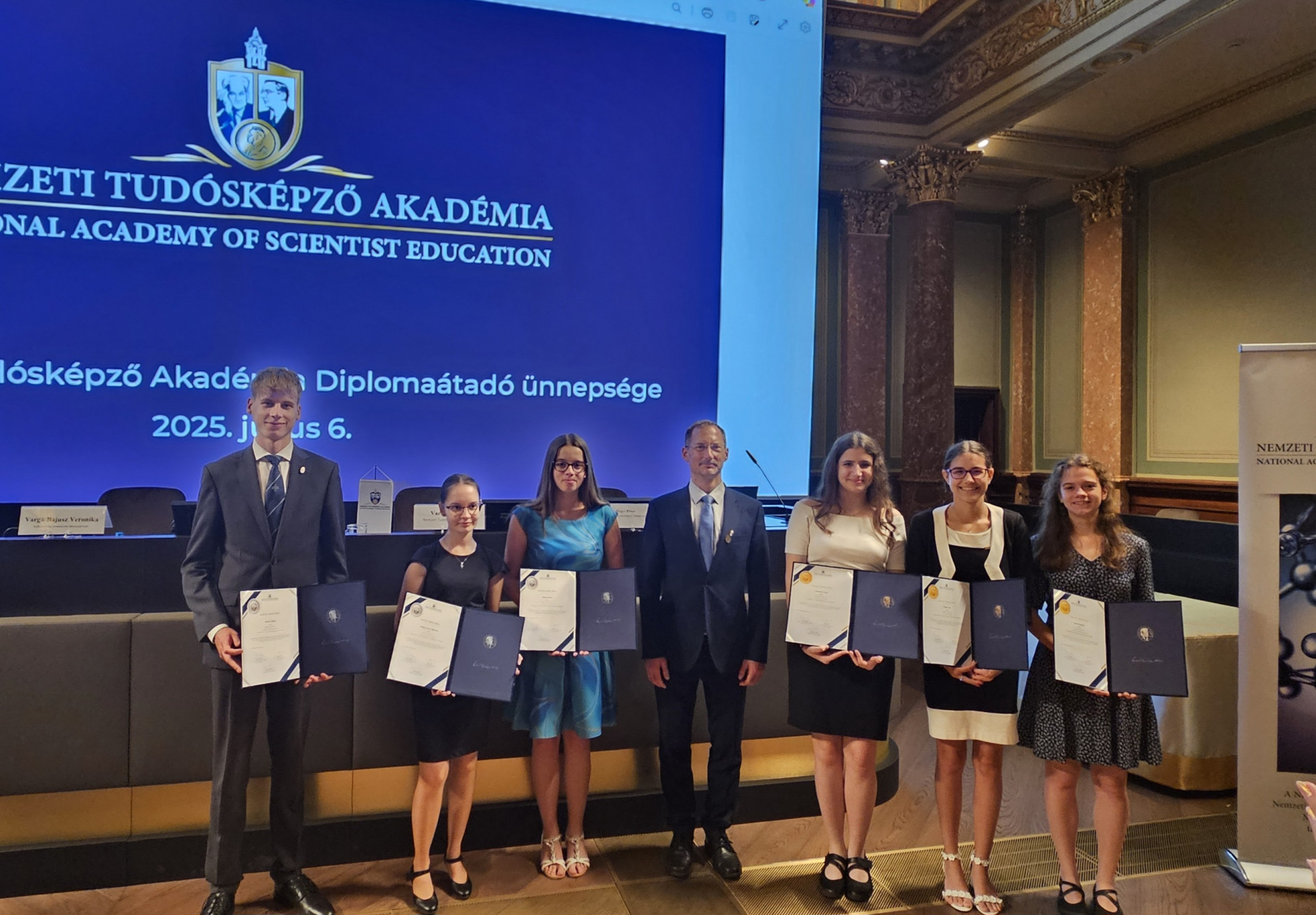 A Nemzeti Tudósképző Akadémia diplomaátadója