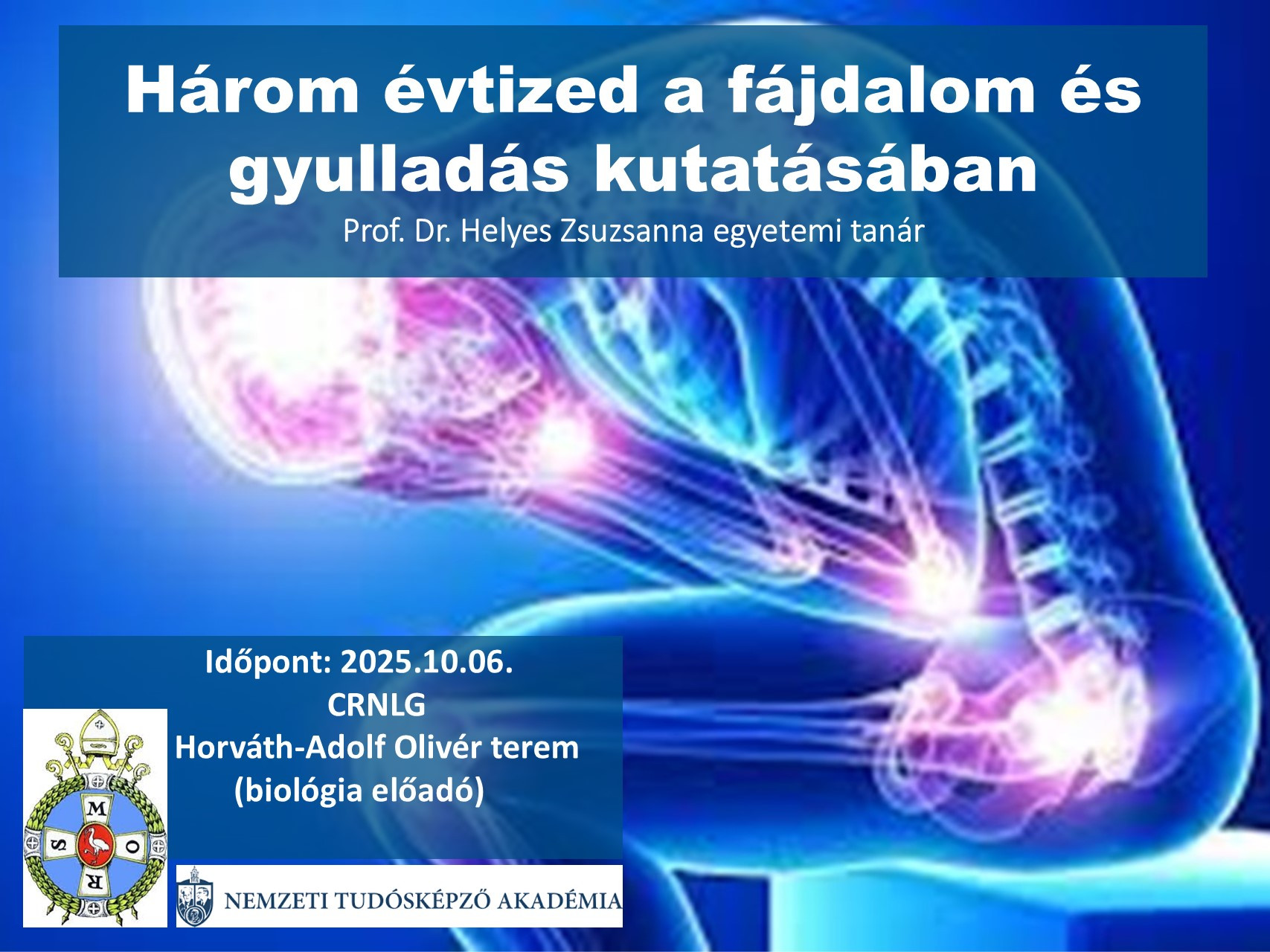 Három évtized a fájdalom és a gyulladás kutatásában