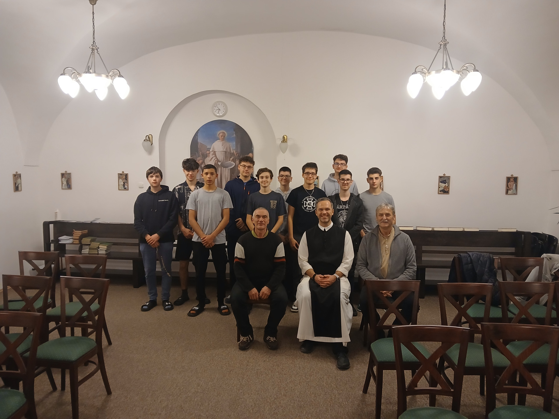 Rózafüzért imádkoztunk