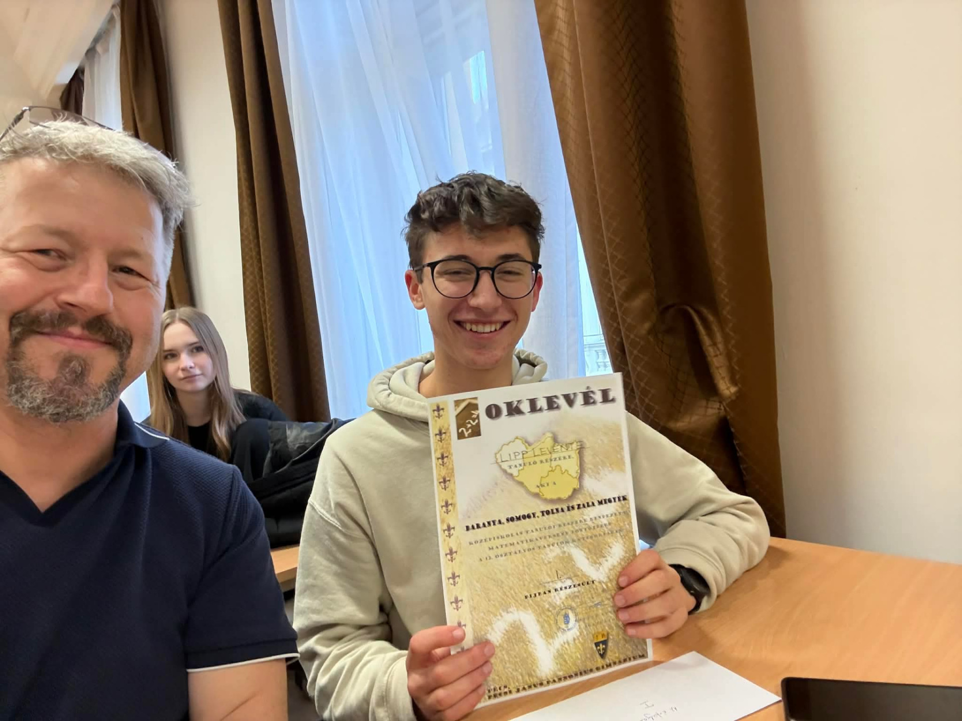 Matematikai bravúr: a vármegye és Lipp Levente is első lett!