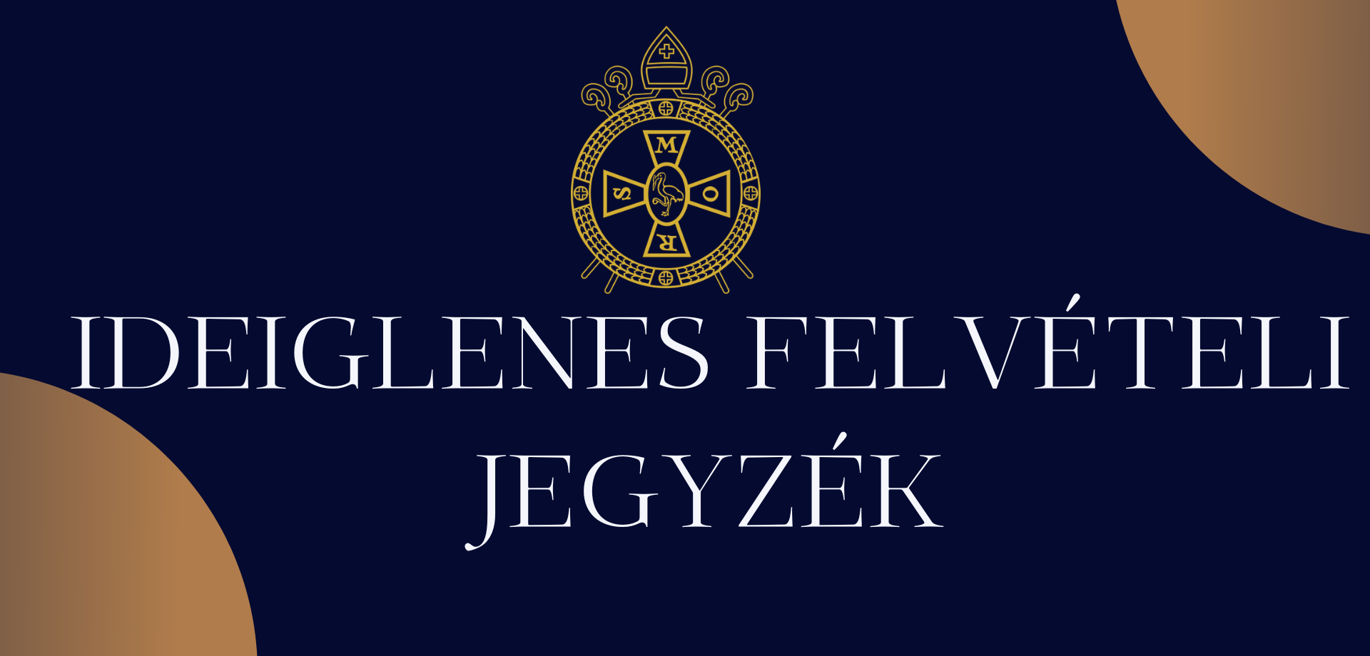Ideiglenes felvételi jegyzék