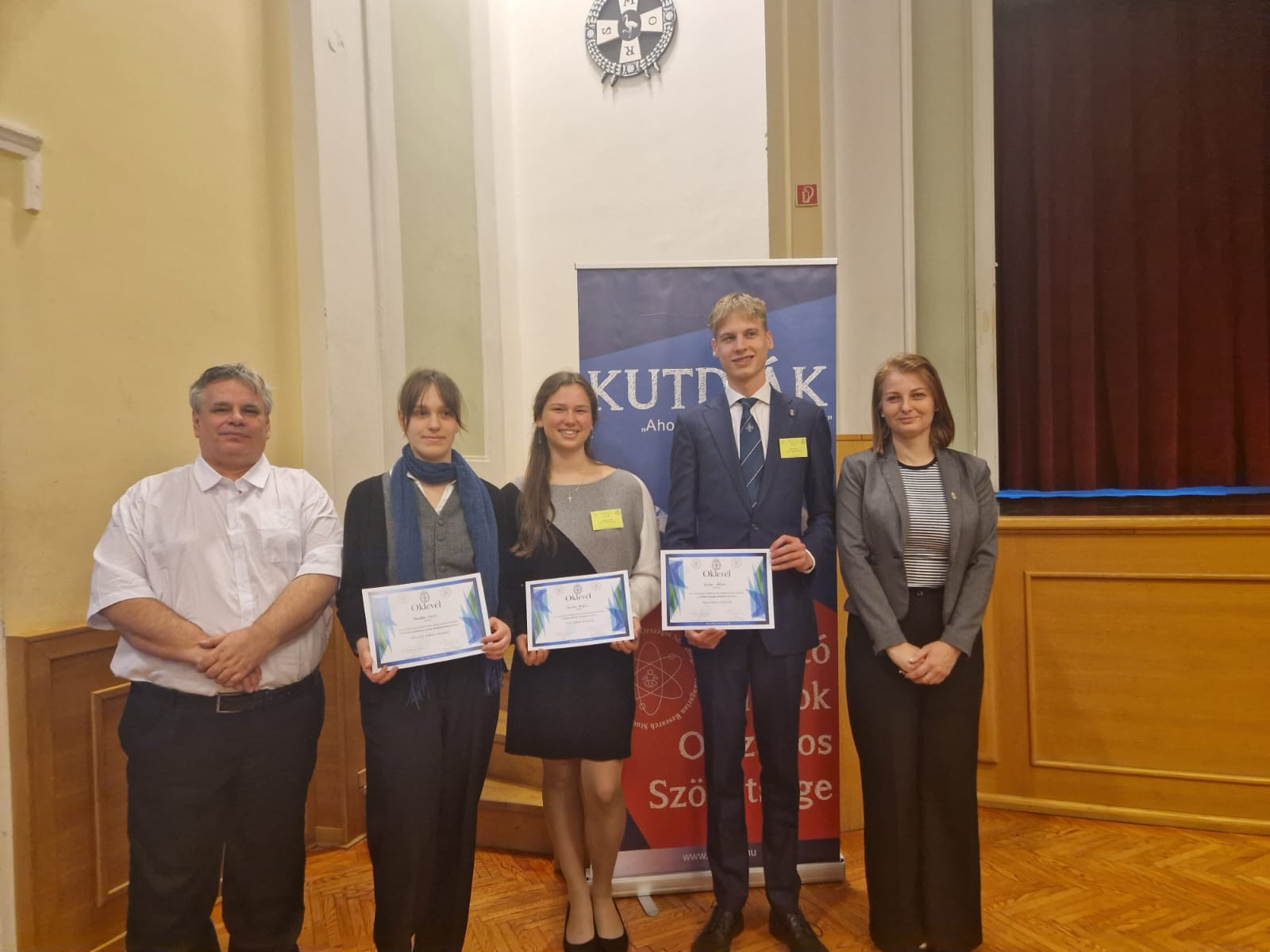 Sikerek a TUDOK döntőjében