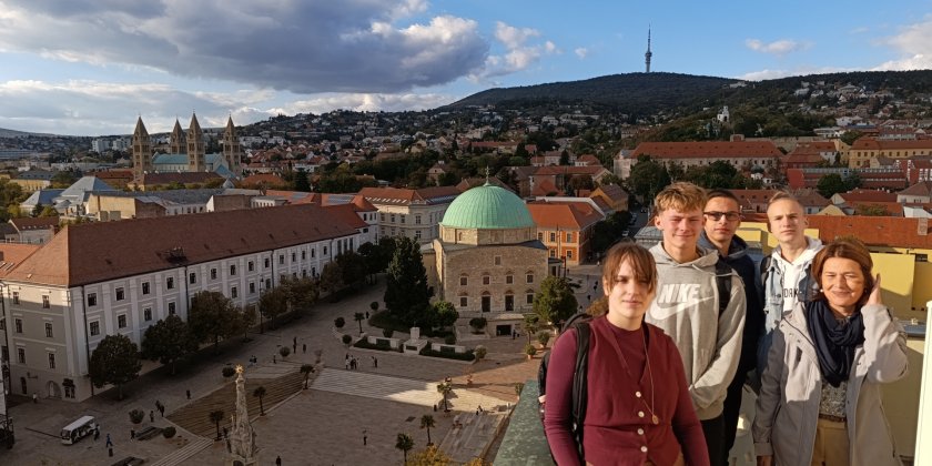 Pécs madártávlatból – különleges jutalom a kvízverseny diákjainak